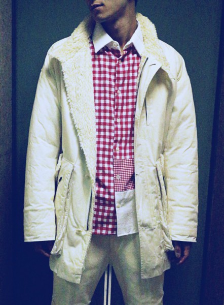 white red